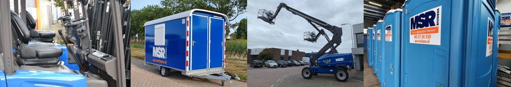 nieuwe materialen, msr verhuur